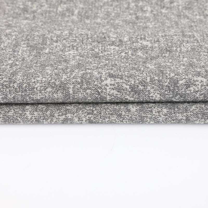 Tissu Rayonne Coton Polyester Gris